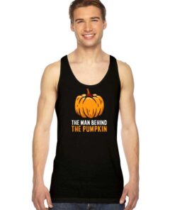 The Man Behind The Pumpkin Halloween Tank Top