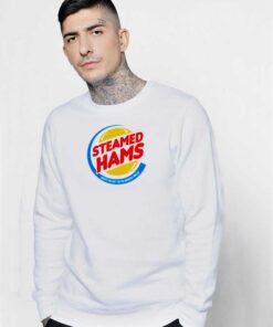 The Simpsons Steamed Hams Burger King Sweatshirt