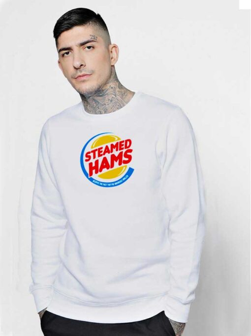 The Simpsons Steamed Hams Burger King Sweatshirt