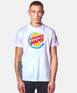 The Simpsons Steamed Hams Burger King T Shirt