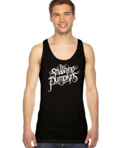 The Smashing Pumpkins Logo Cover Tank Top