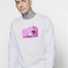 Translucent Pie Kawaii Cat Sweatshirt