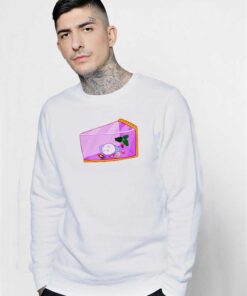 Translucent Pie Kawaii Cat Sweatshirt