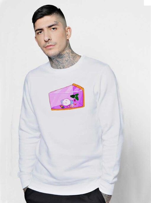 Translucent Pie Kawaii Cat Sweatshirt