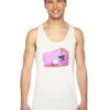 Translucent Pie Kawaii Cat Tank Top