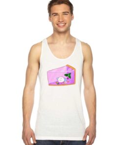 Translucent Pie Kawaii Cat Tank Top