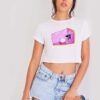 Translucent Pie Kawaii Cat Crop Top Shirt