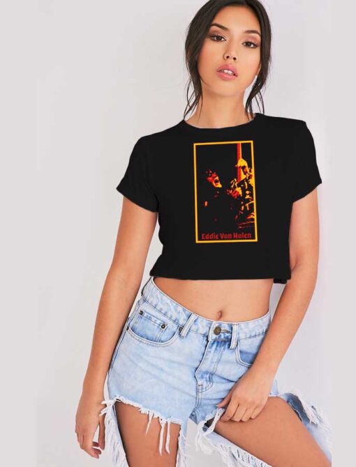 Tribute to Eddie Van Halen Death Crop Top Shirt