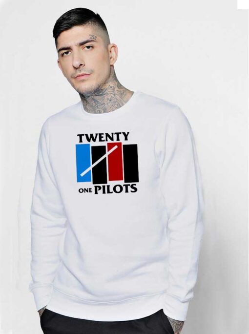 Twenty One Pilots Black Flag Logo Sweatshirt