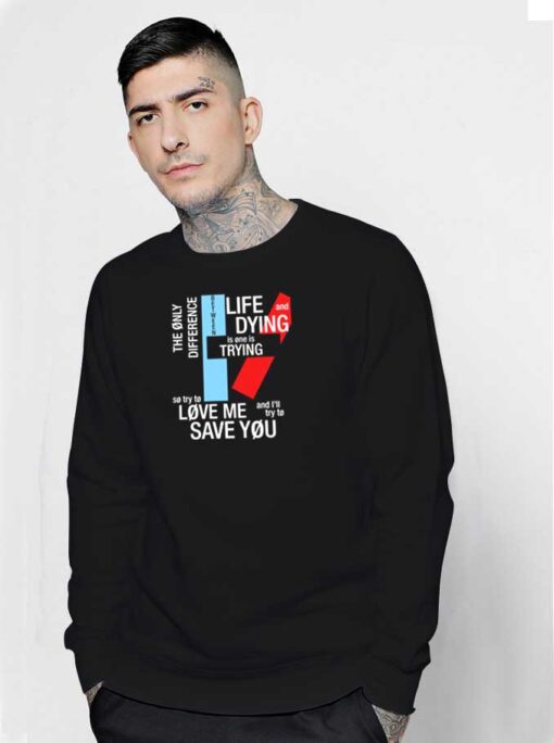 Twenty One Pilots Typography Song Sweatshirt