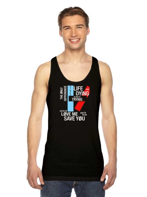 Twenty One Pilots Typography Song Tank Top