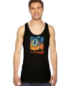 Van Gogh Never Saw Gallifrey Starry Night Tank Top