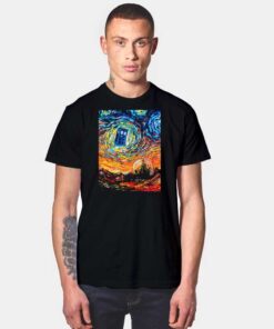 Van Gogh Never Saw Gallifrey Starry Night T Shirt