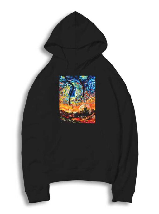 Van Gogh Never Saw Gallifrey Starry Night Hoodie