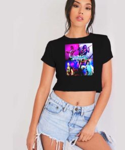 Van Halen Unchained Eddie Poster Crop Top Shirt