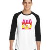 Vintage Happy Meal McDonalds Clown Raglan Tee