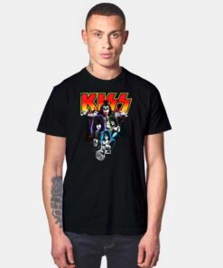 Vintage Kiss Band Neon Logo T Shirt