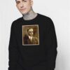 Vintage Satan Demon Face Portrait Sweatshirt