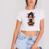 Witch Makeup Trial Halloween Crop Top Shirt