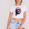 Yay You Made It Rainbow Grim Reaper Crop Top Shirt