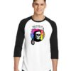 Yay You Made It Rainbow Grim Reaper Raglan Tee