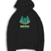 Zombie Meow Cats Halloween Hoodie