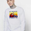 Among Us I Swear It Wasn't Me Impostor Vintage Sweatshirt