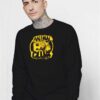 Animal Club Grunge Style Logo Sweatshirt