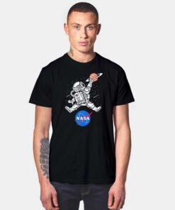 Astronaut Basketball Nasa Slam Dunk T Shirt