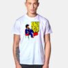 Basquiat Simpson Cartoon Painting T Shirt