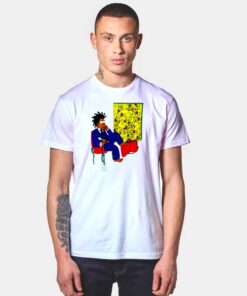 Basquiat Simpson Cartoon Painting T Shirt