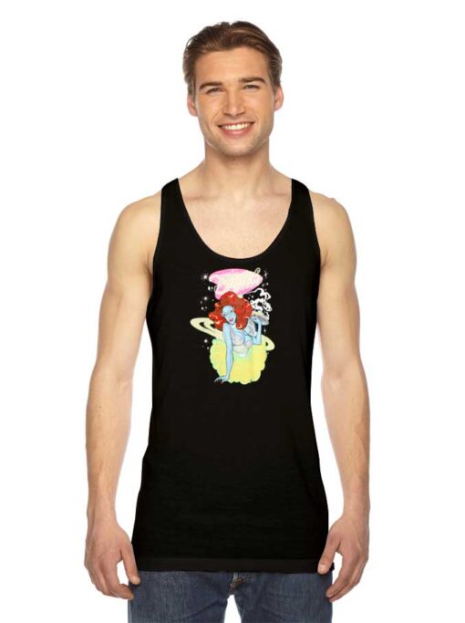 Biqtch Puddin Alien Waitress Drag Tank Top