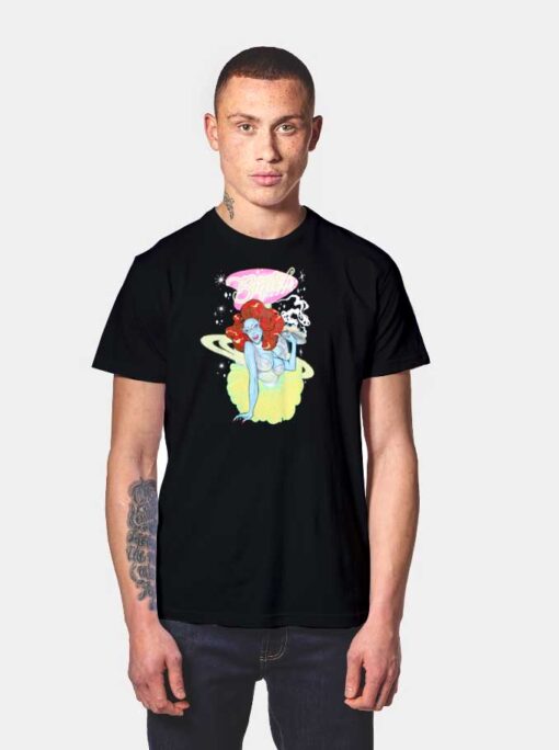 Biqtch Puddin Alien Waitress Drag T Shirt