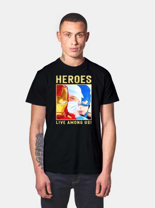 Doctor Heroes Live Among Us Pandemic T Shirt