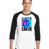 Earth Stand Save The Planet Raglan Tee