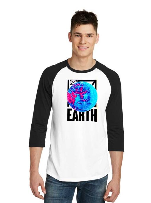 Earth Stand Save The Planet Raglan Tee