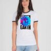 Earth Stand Save The Planet Ringer Tee