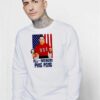 Forest Gump All American Ping Pong Flag Sweatshirt