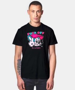 Fuck Off Japanese Cartoon Mouse T Shirt