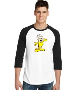 Guy Fieri Garfield Orange Fat Cat Raglan Tee