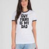 Guy Fieri Is My Dad Quote Ringer Tee