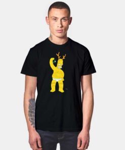 Homer Simpson Christmas Reindeer Costume T Shirt