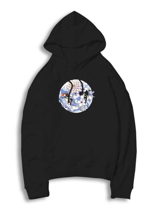 Japanese Flower Paint Art Classic Hoodie