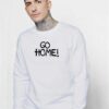 Jay-Z Wears Surface To Air Go Home Quote Sweatshirt