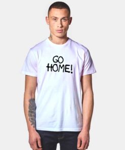 Jay-Z Wears Surface To Air Go Home Quote T Shirt