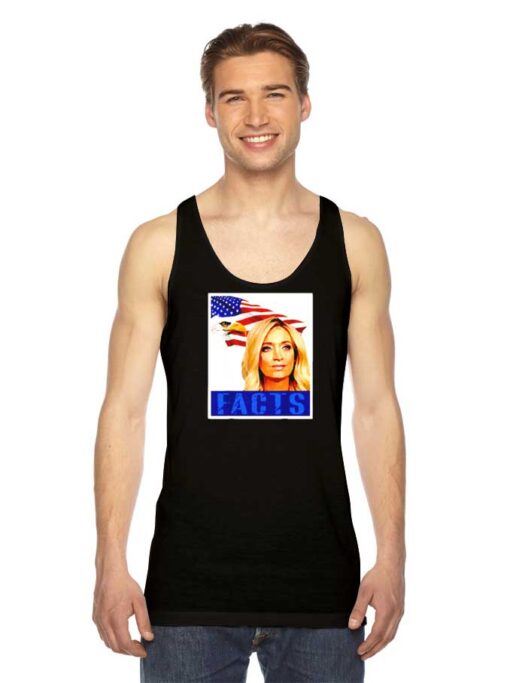 Kayleigh Mcenany Facts America Flag Tank Top