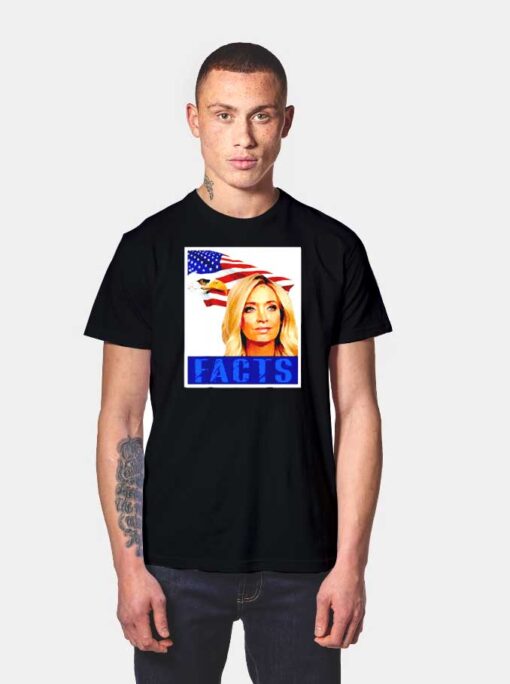 Kayleigh Mcenany Facts America Flag T Shirt