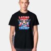 Latino For Trump 2020 America Eagle T Shirt