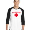 Lifeguard Red Cross Symbol Raglan Tee