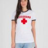 Lifeguard Red Cross Symbol Ringer Tee